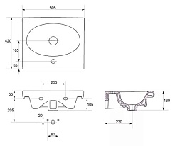 Cersanit Раковина Nature 50 – фотография-2